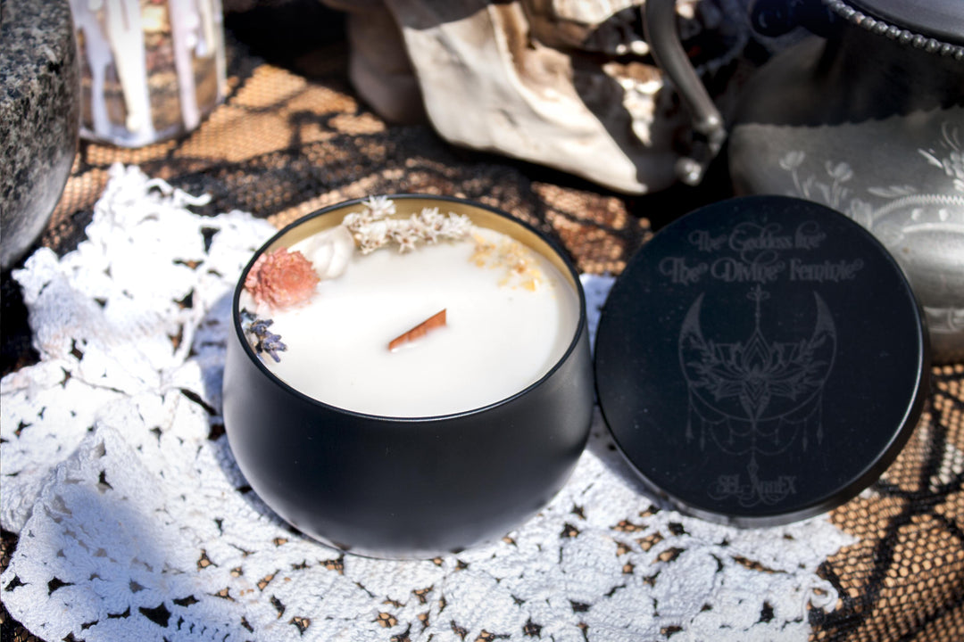 divine feminine ritual candle