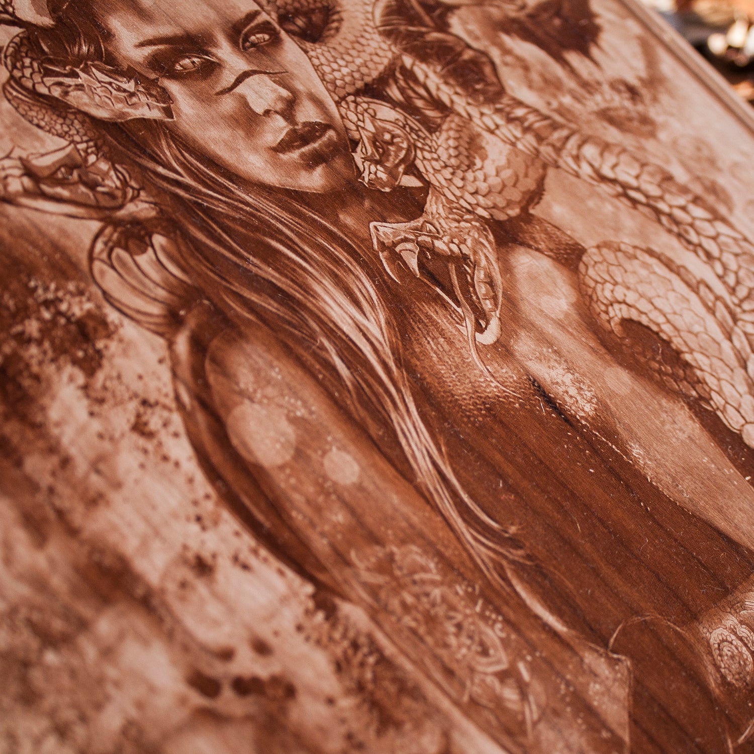 Judgment tarot. major arcana, medusa, gorgon, snakes, snake lady, shape shifter, reptile woman