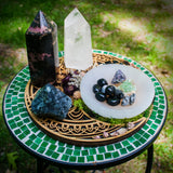 charging Plate, Selenite Bowl, Alter tool, witch tools, crystal grid, pendulum board , metaphysical 