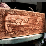 Supernatural Impala, spn, spnfamily,  dean supernatural, laser wood art, resin and wood, 