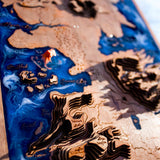 GOT, topographical map, fantasy map, resin and wood art, laser engraved, dragons, house of