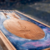 Star Trek USS Enterprise, Resin ,Laser wood art, Captain Picard's ship, star trek next generation