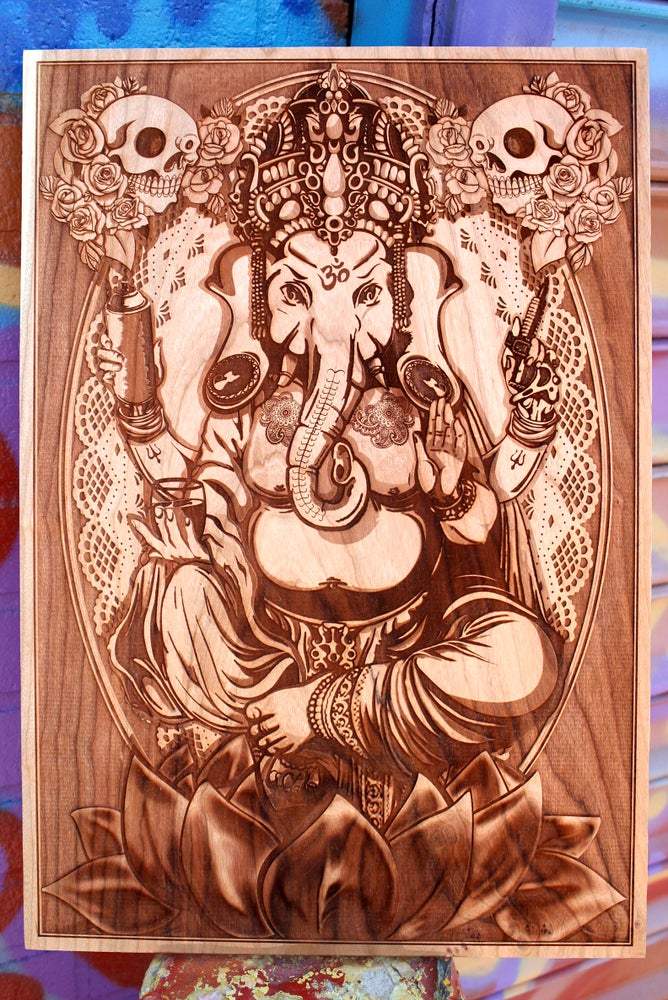 lord Ganesh, ganesha, Hindu god's and goddesse's, Shiva nd Parvati's child, elephant god, wood art