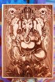 lord Ganesh, ganesha, Hindu god's and goddesse's, Shiva nd Parvati's child, elephant god, wood art