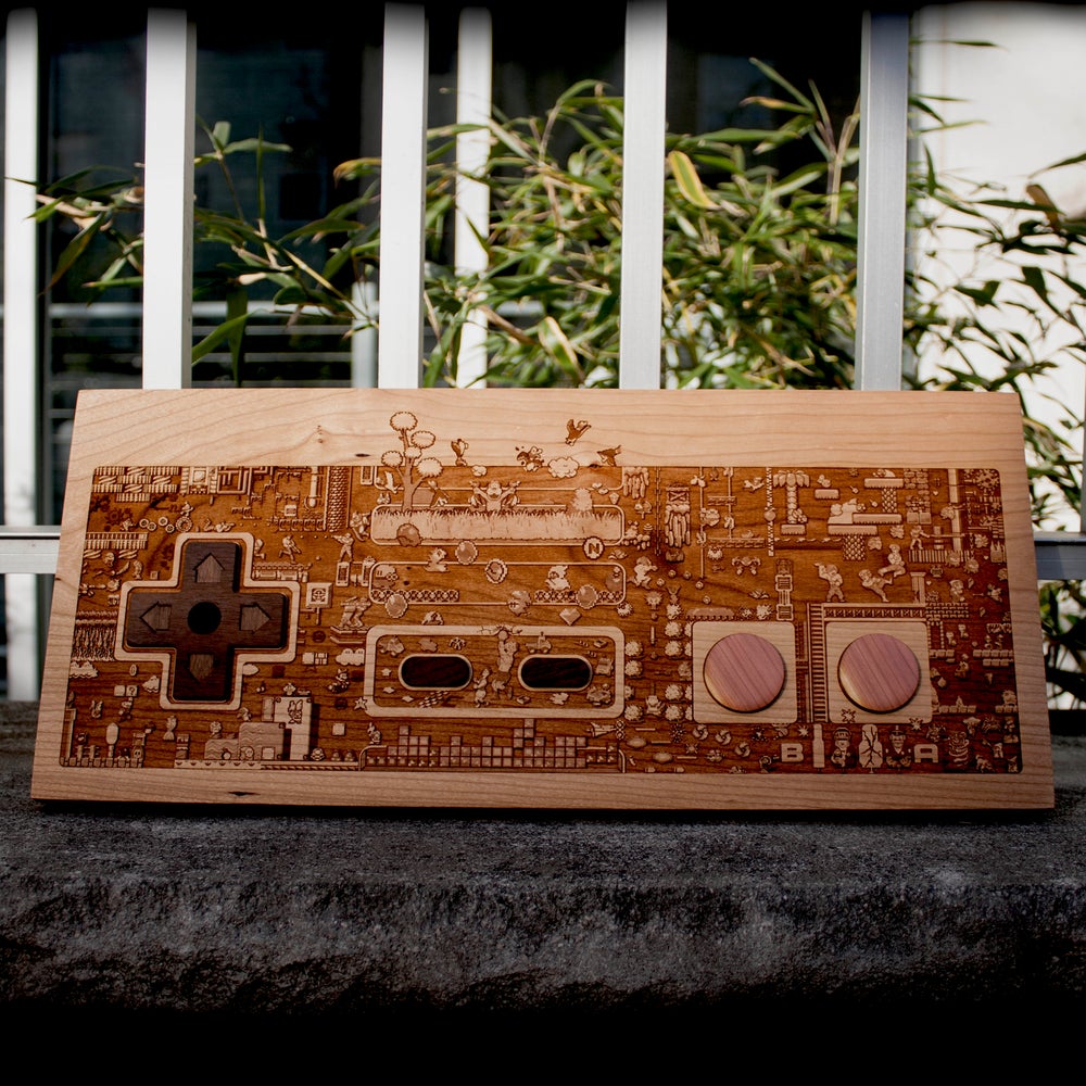 Half Size NES Plaque