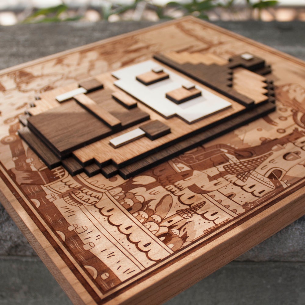 Adventure, Time. Princess, Bubble Gum  laser wood engraver 