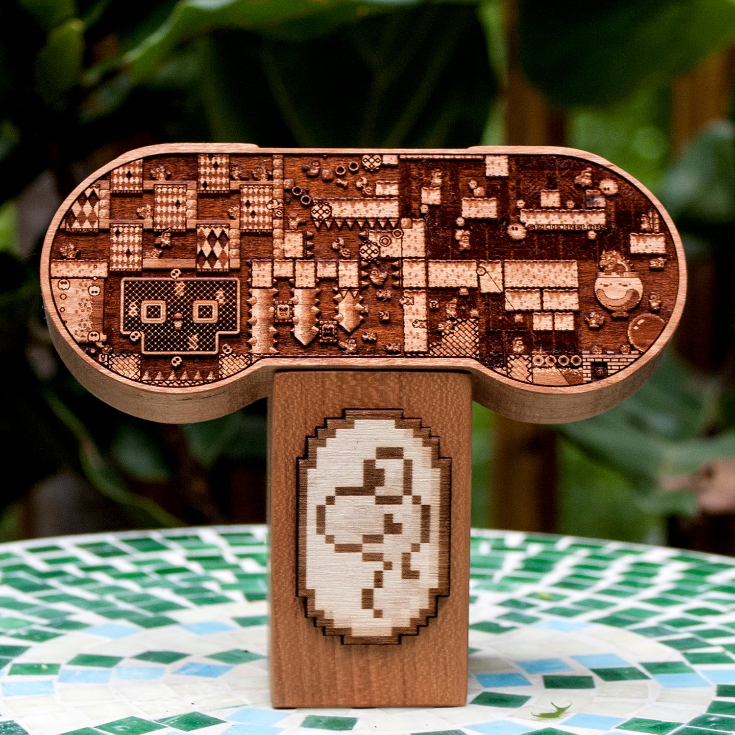 snes, supernes, super nintendo controller, wood controller, snes controller, custom controller, retro gaming, spitfirelabs, spitfirelabs nyc, super mario world, super mario world controller