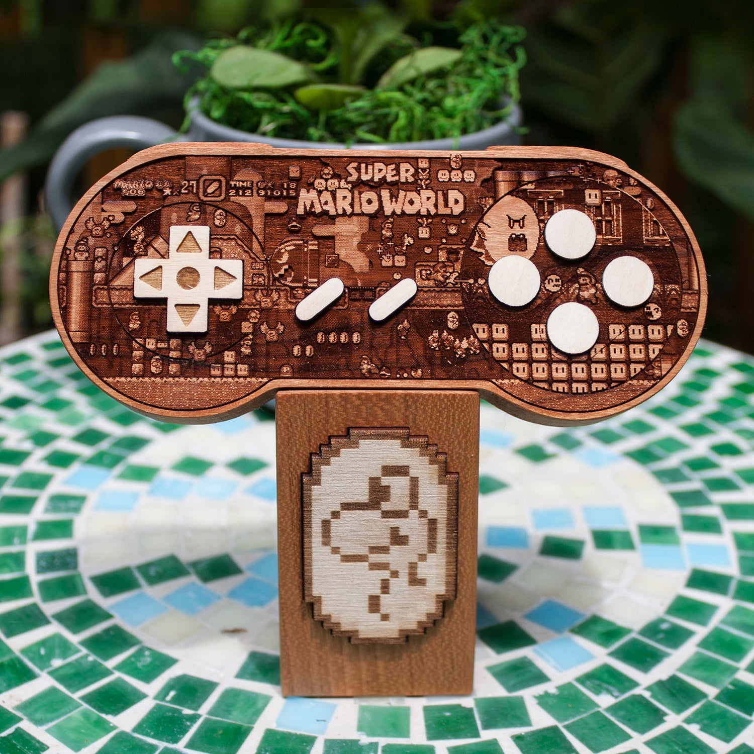 snes, supernes, super nintendo controller, wood controller, snes controller, custom controller, retro gaming, spitfirelabs, spitfirelabs nyc, super mario world, super mario world controller