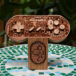 snes, supernes, super nintendo controller, wood controller, snes controller, custom controller, retro gaming, spitfirelabs, spitfirelabs nyc, super mario world, super mario world controller
