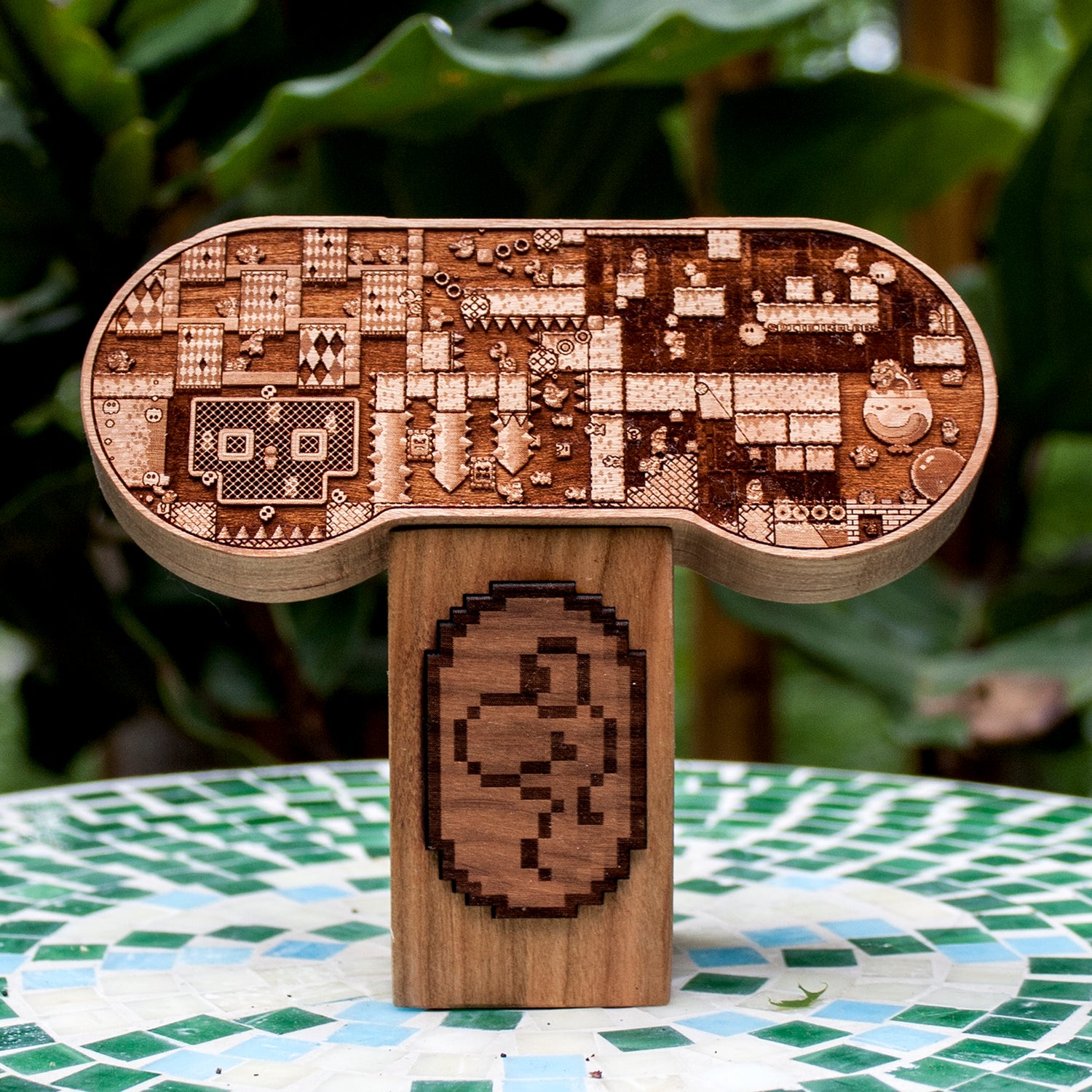 snes, supernes, super nintendo controller, wood controller, snes controller, custom controller, retro gaming, spitfirelabs, spitfirelabs nyc, super mario world, super mario world controller