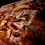 major arcana, the devil tarot card, bruha , witch tools, horned god, the horned one, behemoth,